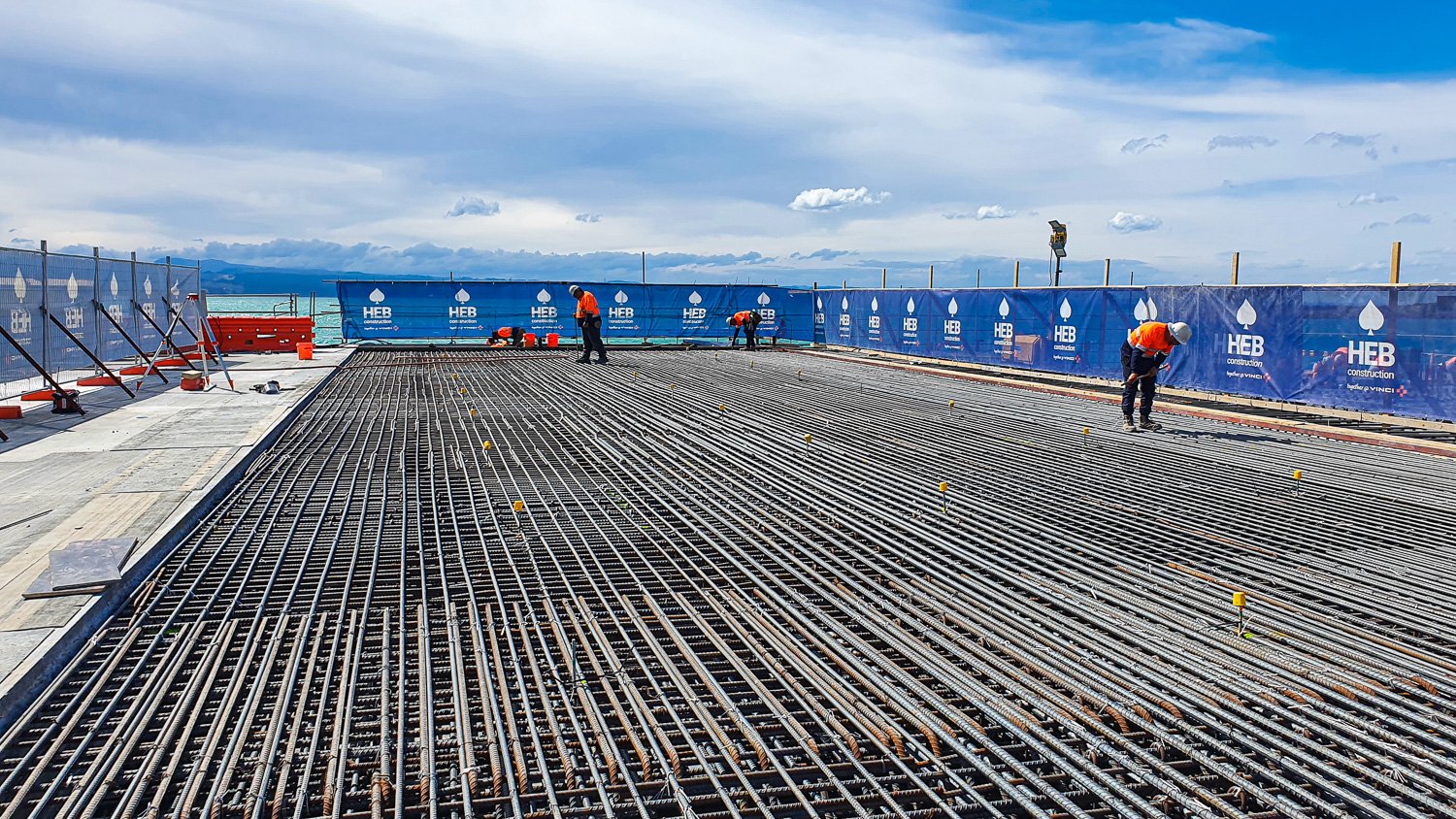 Napier Port Reinforcing Prior to Completion